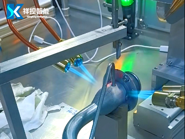 祥控火焰钎焊机焊接加油管