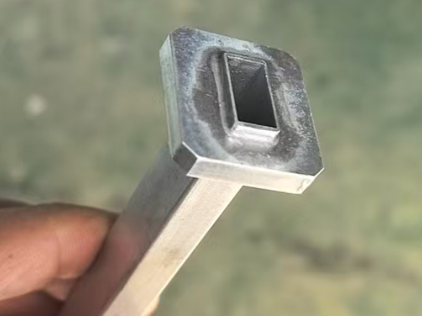 祥控火焰钎焊机方管焊接效果图